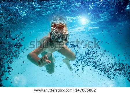 boys underwater snorkel images - usseek.com