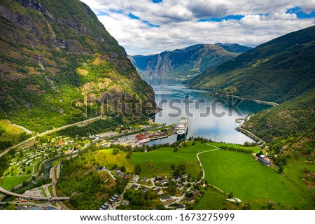 Similar – Foto Bild Aurlandsfjord