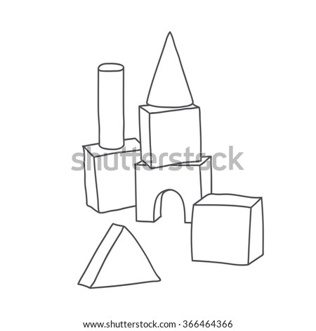 Blocks castle set