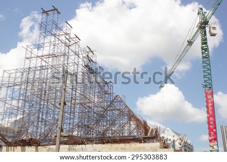 Metal Framing-Home Under Construction