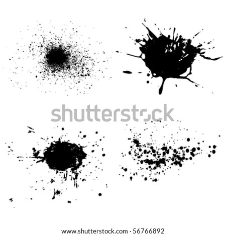 Spatter Stock Vector Illustration 56766892 : Shutterstock