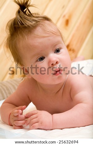 people series:  portrait of little fanny baby