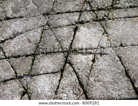 Abstract cement floor with scratces