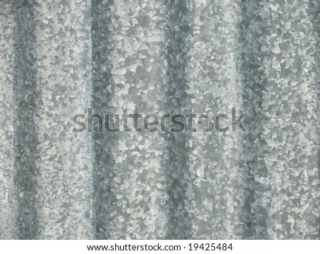 corrugated metal roofing texture, for old housing