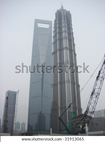 Property development in China - Shanghai\'s Jin Mao Tower & Shanghai World Financial Center(SWFC)