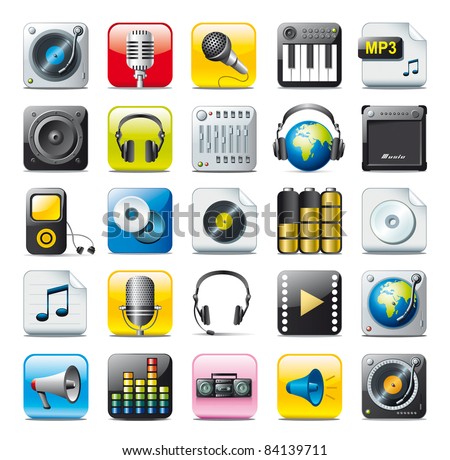 audio icons