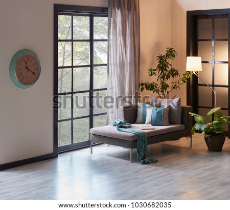 Similar – Image, Stock Photo Sofa corner in old fashioned apartment