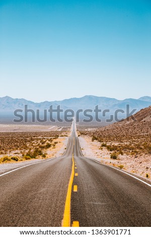 Similar – Image, Stock Photo Transport route, vertical