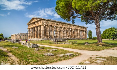 Similar – Image, Stock Photo Column, Paestum Campania