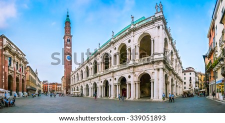 Similar – Foto Bild Das Rathaus, Palazzo del Municipio, ist das dominierende Gebäude auf dem Hauptplatz von Triest, der Piazza dell Unita d Italia. Triest, Italien, Europa. Beleuchteter Stadtplatz in der Abenddämmerung aufgenommen.