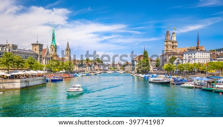 Similar – Image, Stock Photo Boat on Lake Zurich in winter