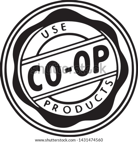 Use Coop Products - Retro Ad Art Banner