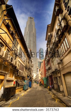 Back Alley in Singapore