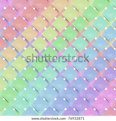 tag recycled paper craft mosaic stick  background