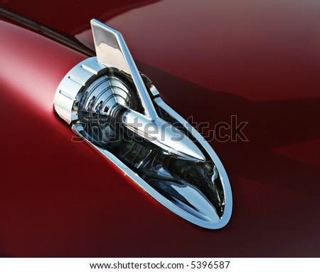 Automotive abstract - Retro hood ornament