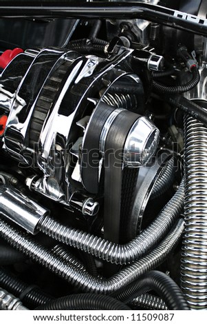 The art of horsepower - High performance muscle car engine part