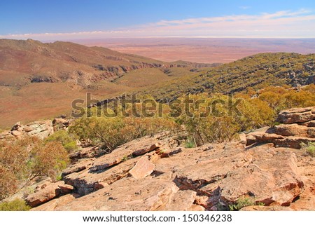 Australian outback and Flinders Ranges