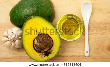 Avocado ,olive oil,and garlic are good ingredient for a green food