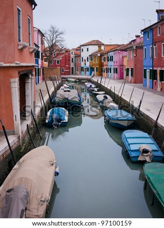 Colorful fishermen houses of Burano island - Venice, Venezia, Italy, Europe
