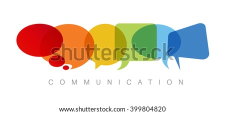 Vector abstract Communication concept illustration