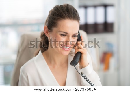 How can I help you today? An elegant woman greets her caller with a smile and a kind voice.