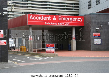 Accident and Emergency entrance