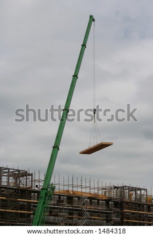 Crane lifting load