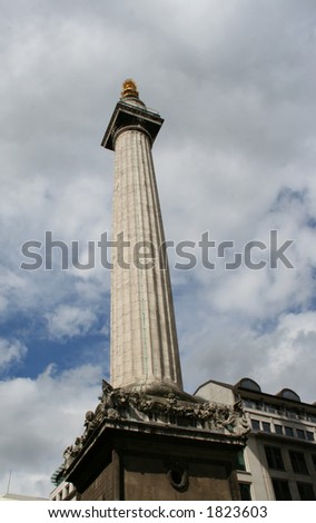 Monument to great fire of London