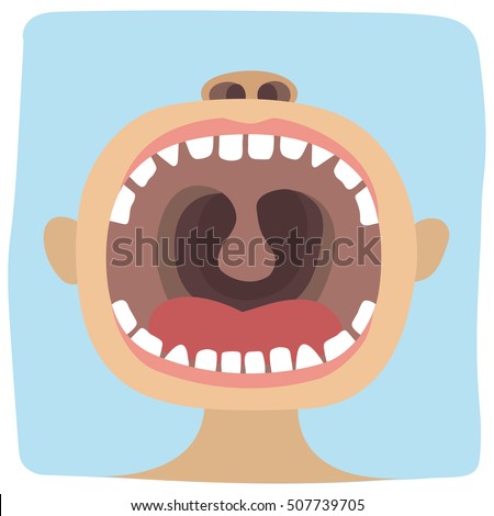 Toddler opened his mouth to show us all his teeth