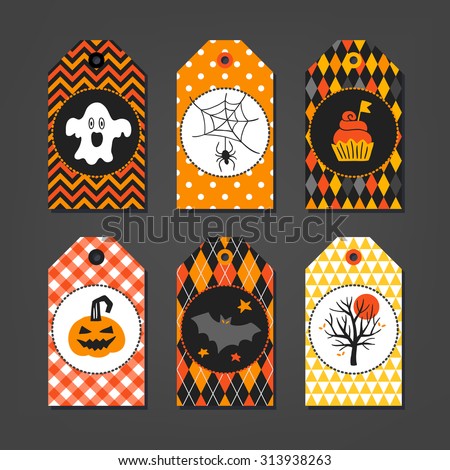 Halloween label templates