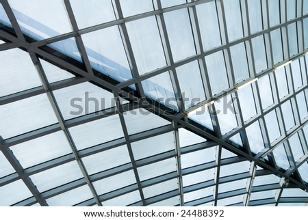 Glass and metal windows constructions