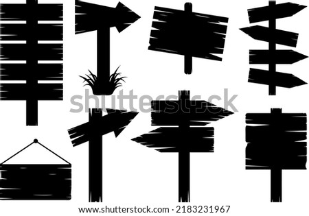 Image, Stock Photo signpost Arrow Direction