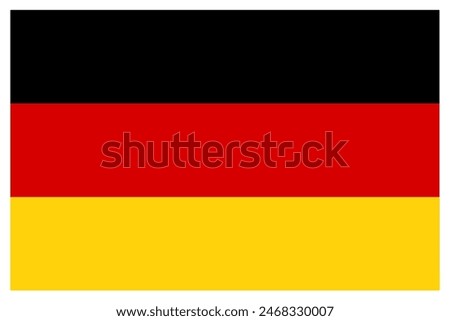 Illustration of Germany flag isolated on white