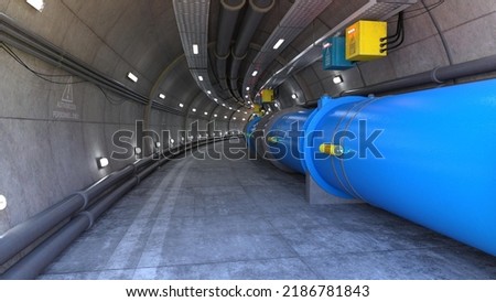 Image, Stock Photo particle accelerator