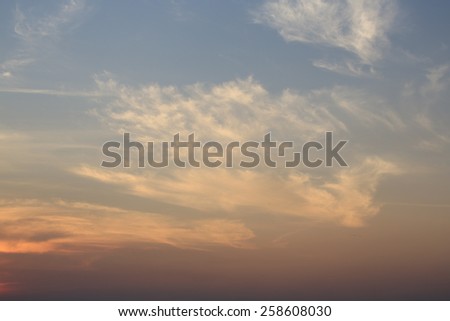 Sunset Sky Background , Colorful sky in twilight time background