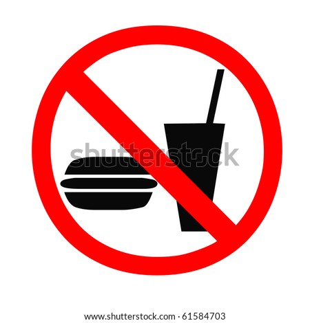 No Food And Drink Allowed Sign Stock Photo 61584703 : Shutterstock