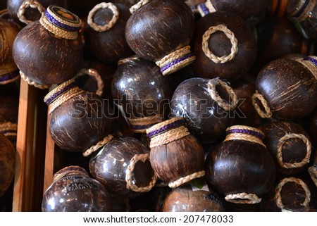 coconut shell hand made