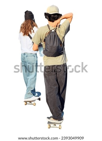 Image, Stock Photo Skating USA [2]