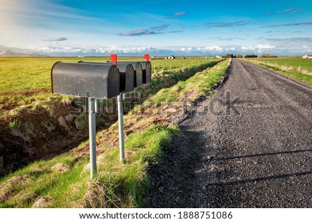 Similar – Image, Stock Photo Carrier with 4 letters