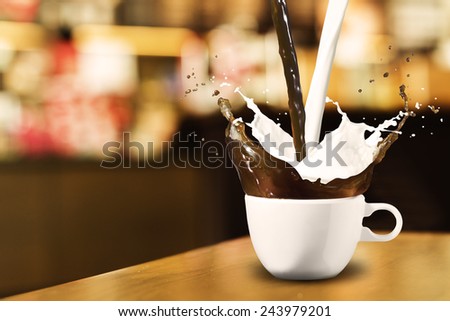 Coffee Splash from Cup