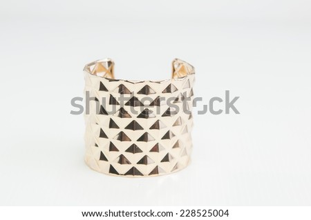 fashion bracelet isolated on white