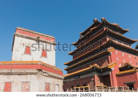 Shenyang, China -May 30,2013: Shenyang Imperial Palace (Mukden Palace) \
Shenyang Imperial Palace is UNESCO worldheritage site built in 400 years ago.located in Shenyang City, Liaoning province, China.
