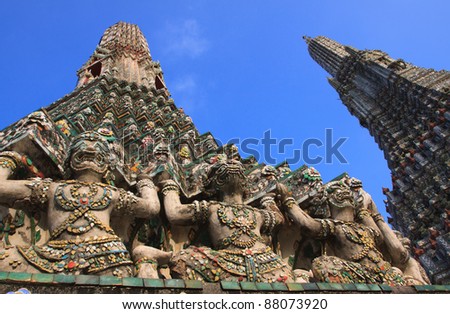 wat arun landmark of bangkok thailand