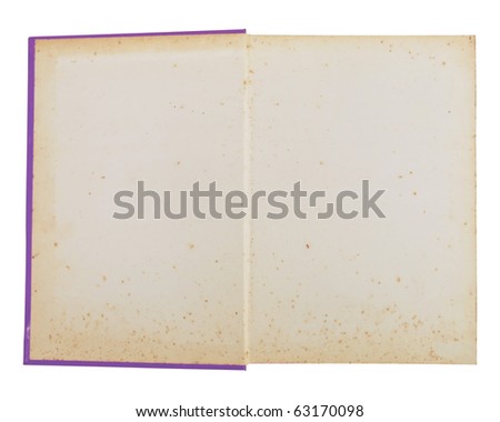 Open purple notebook for text and background
