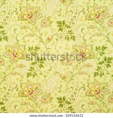 Old Floral Wallpaper