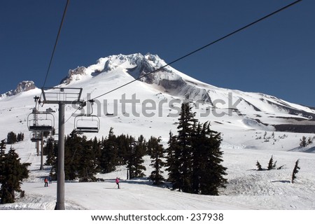 Ski Lift on Mount Hood