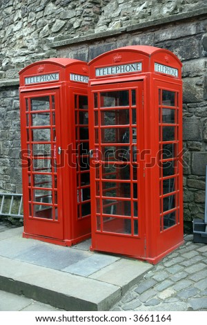 Phone booths in England