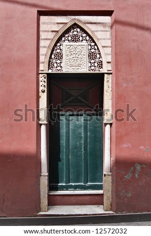 Old house door, Anacapri, Capri, Italy