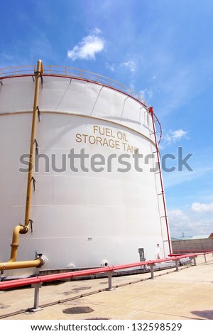 Fuel oil storage tank for combine cycle power plant.