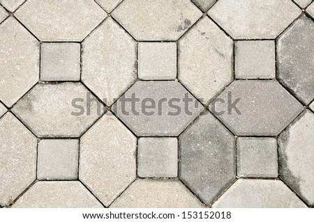 Texture of cement floor tiled.